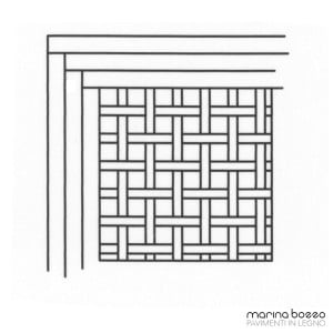 Pavimento in legno - Disegno Parquet - Posa 02